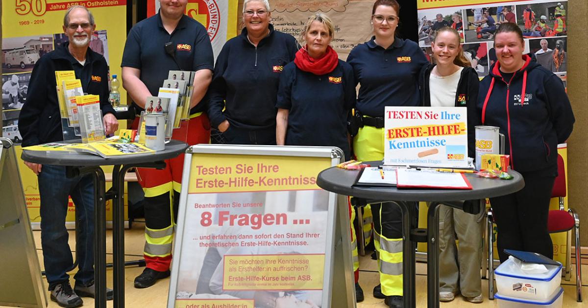 Der ASB Ostholstein beteiligte sich am Ehrenamtstag auf Fehmarn